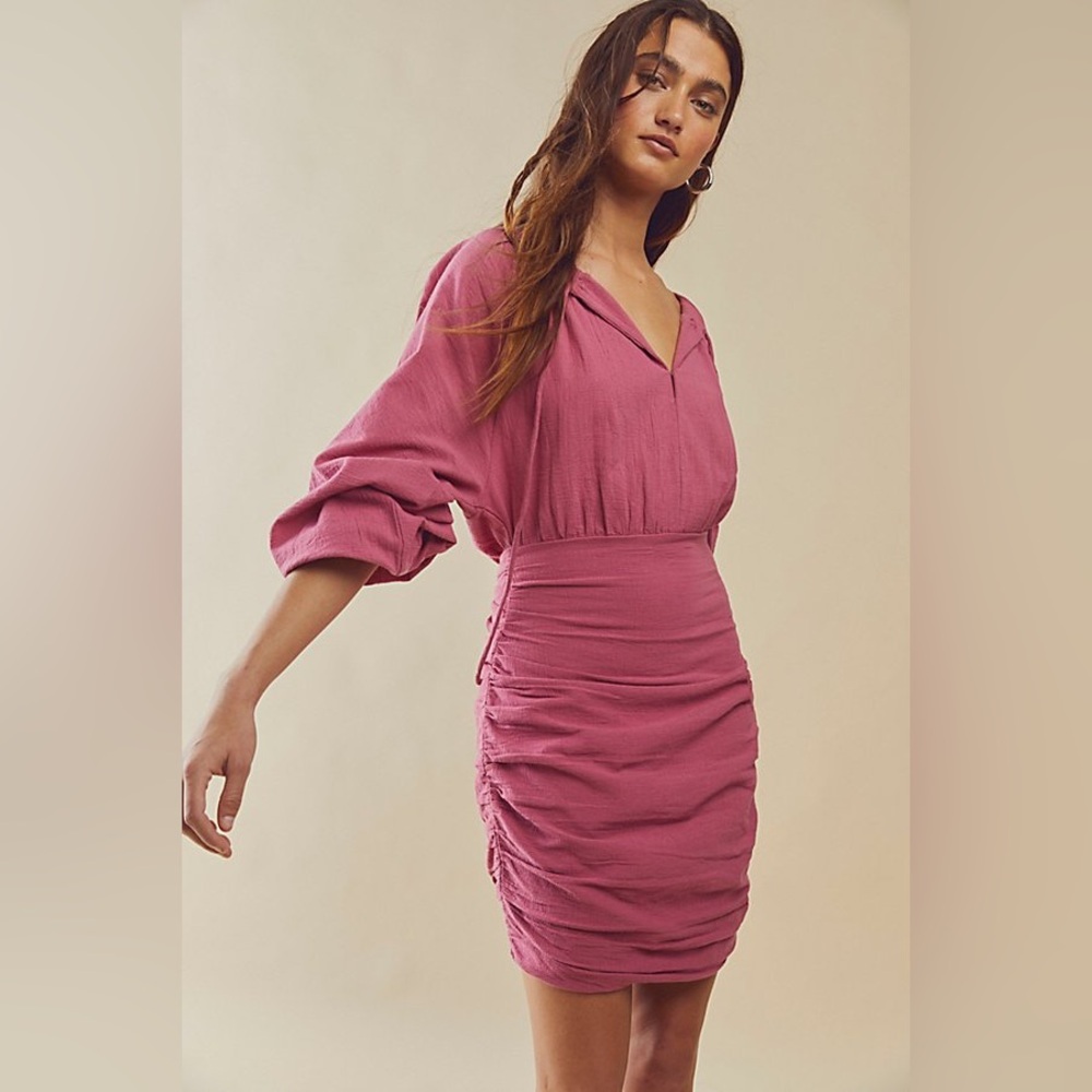 The Only One Mini Dress, Free People, NWT, XS, Color: Daphne
